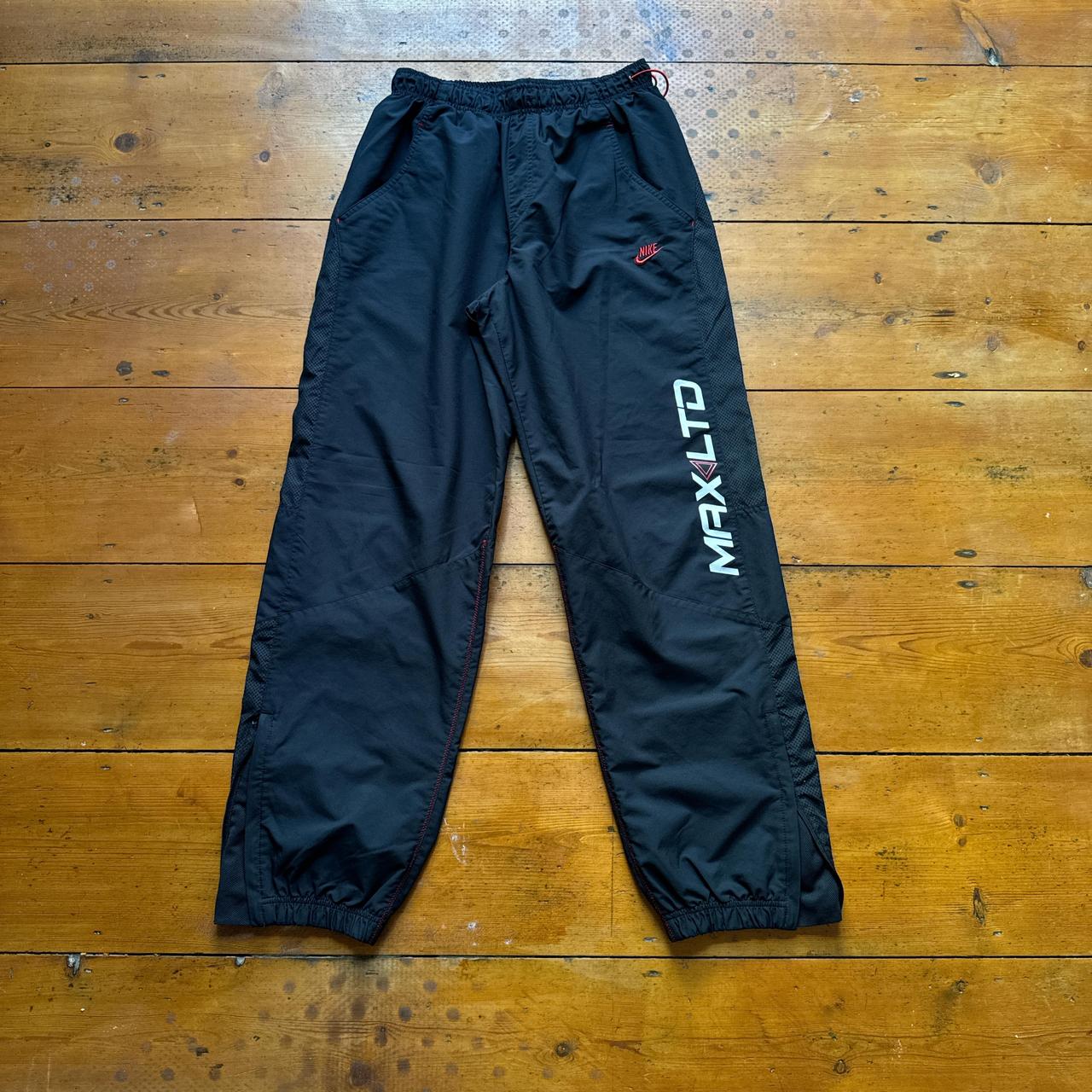 Vintage Nike Air Max Black Tracksuit Bottoms