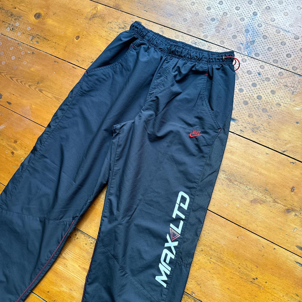 Vintage Nike Air Max Black Tracksuit Bottoms