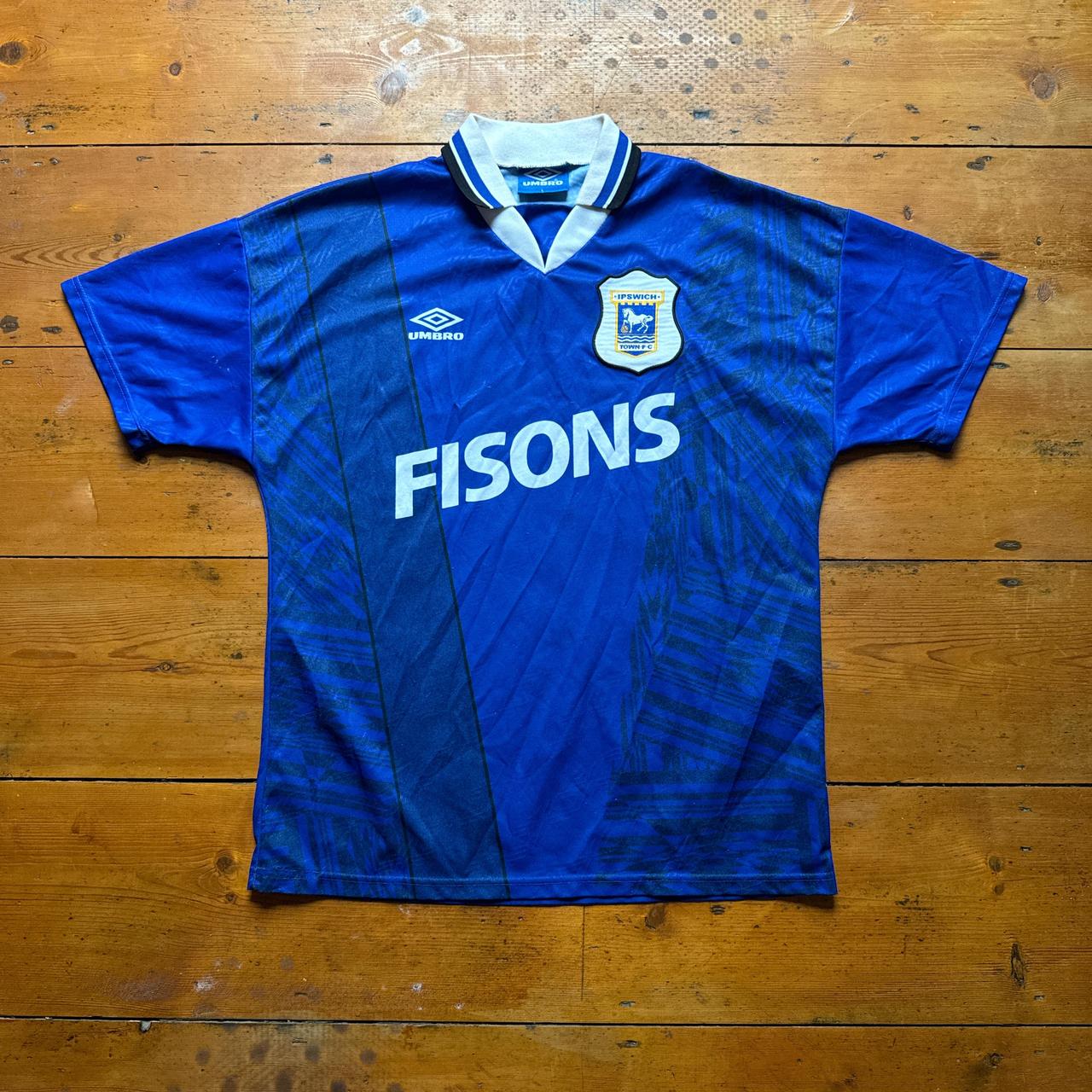 Retro Ipswich Town 1994/95 Home Football Shirt