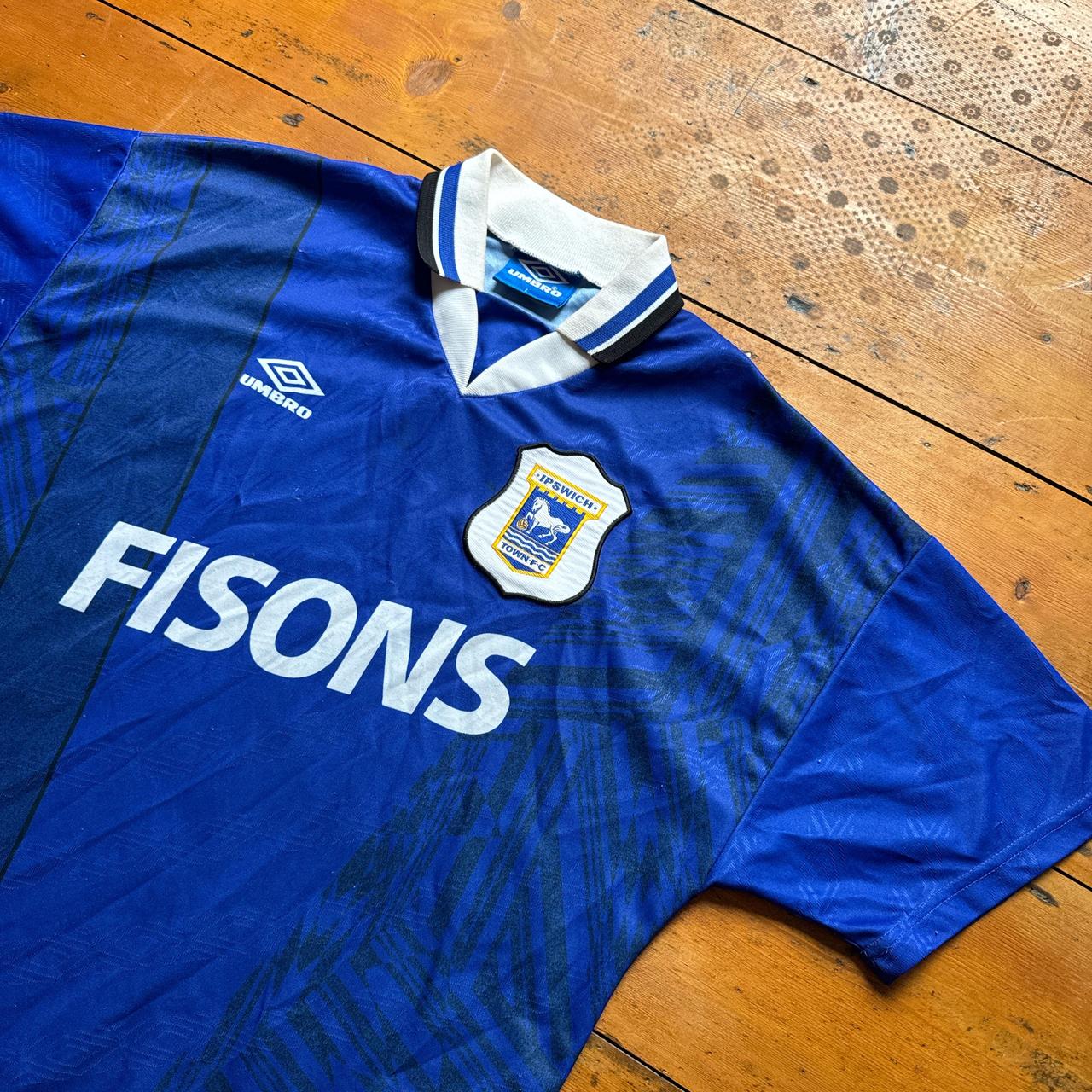 Retro Ipswich Town 1994/95 Home Football Shirt