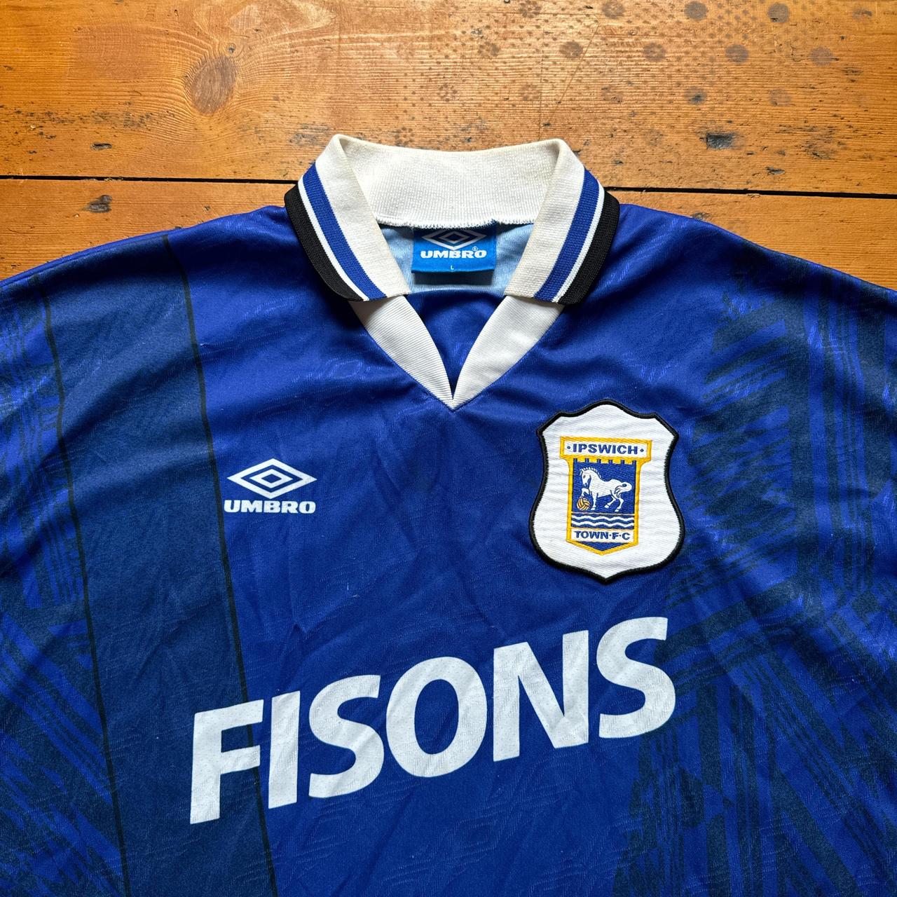 Retro Ipswich Town 1994/95 Home Football Shirt