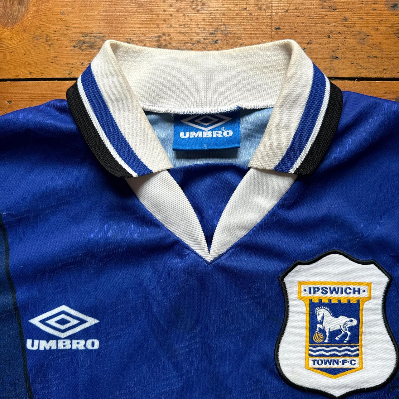 Retro Ipswich Town 1994/95 Home Football Shirt