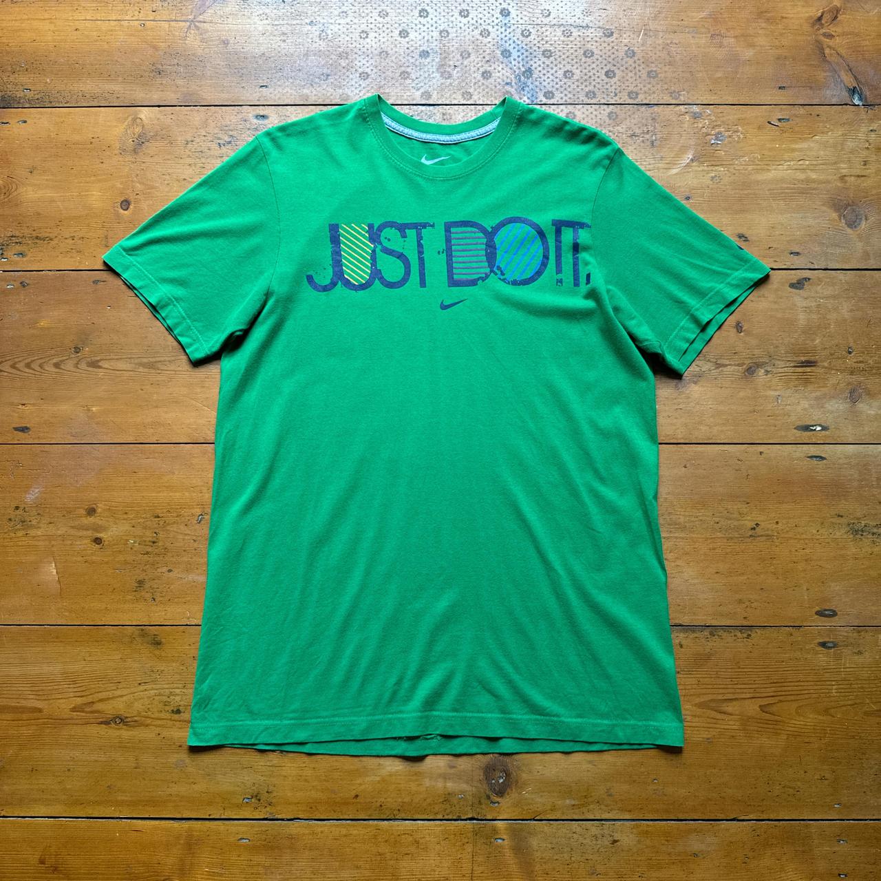 Nike Green Spell Out T-Shirt