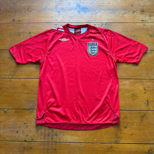 England Umbro 2006 Away Football Shirt