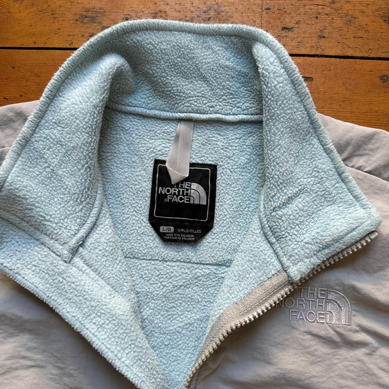 Vintage North Face Light Blue Fleece