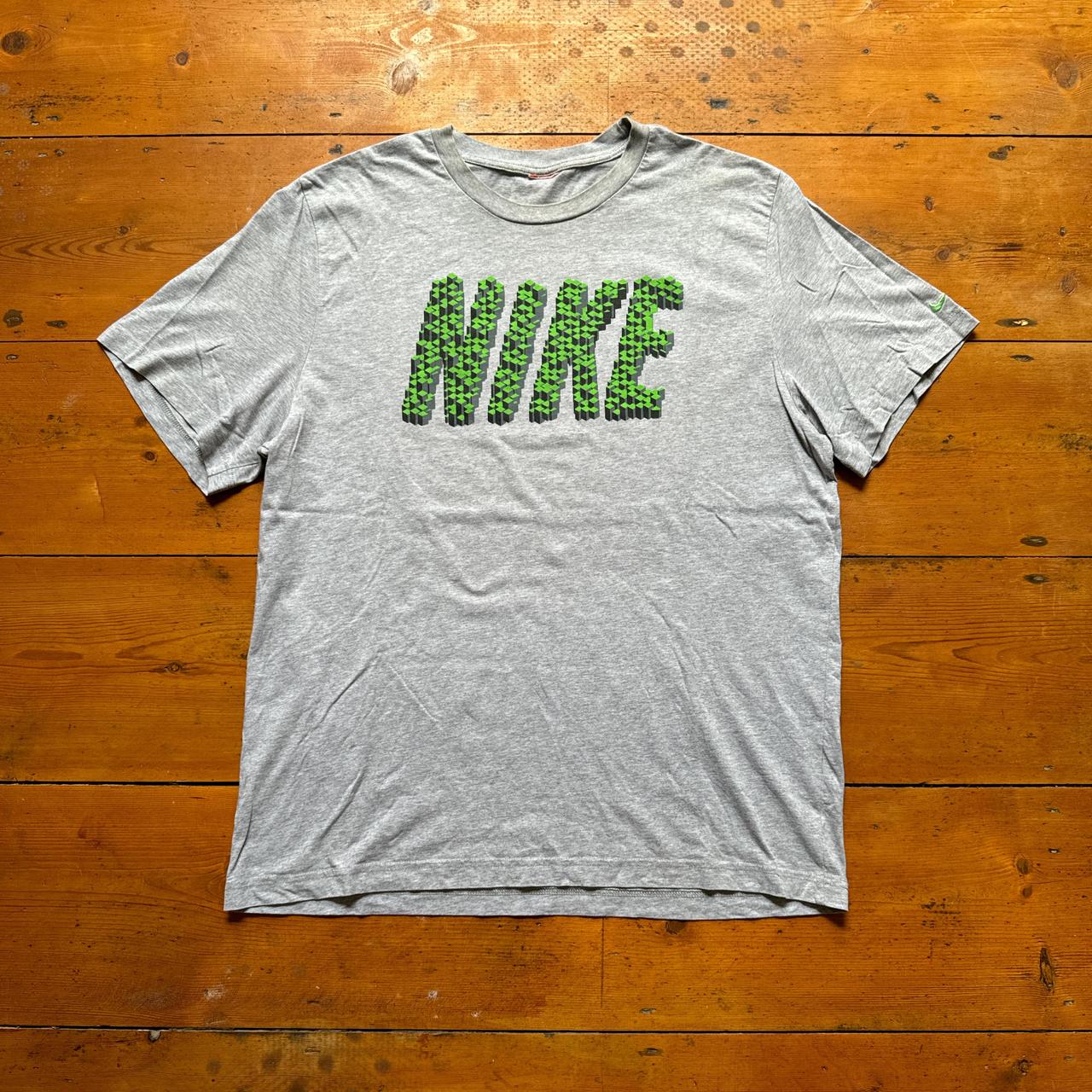 Vintage Nike Grey Spell Out T-Shirt