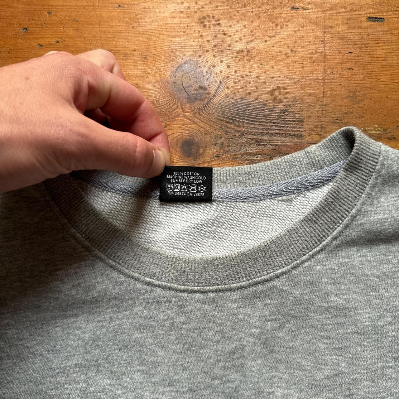 Stussy Grey Spell Out Sweatshirt