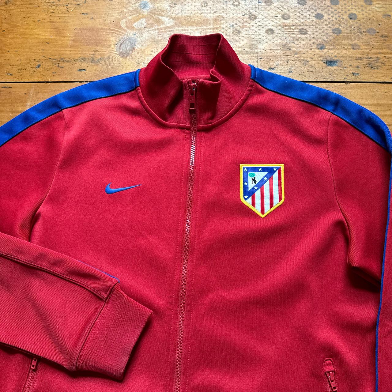 Retro Atletico Madrid Nike Football Jacket