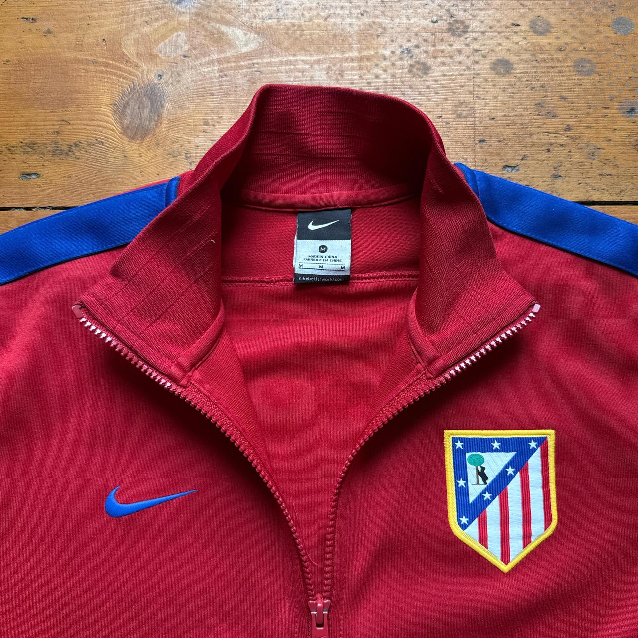 Retro Atletico Madrid Nike Football Jacket