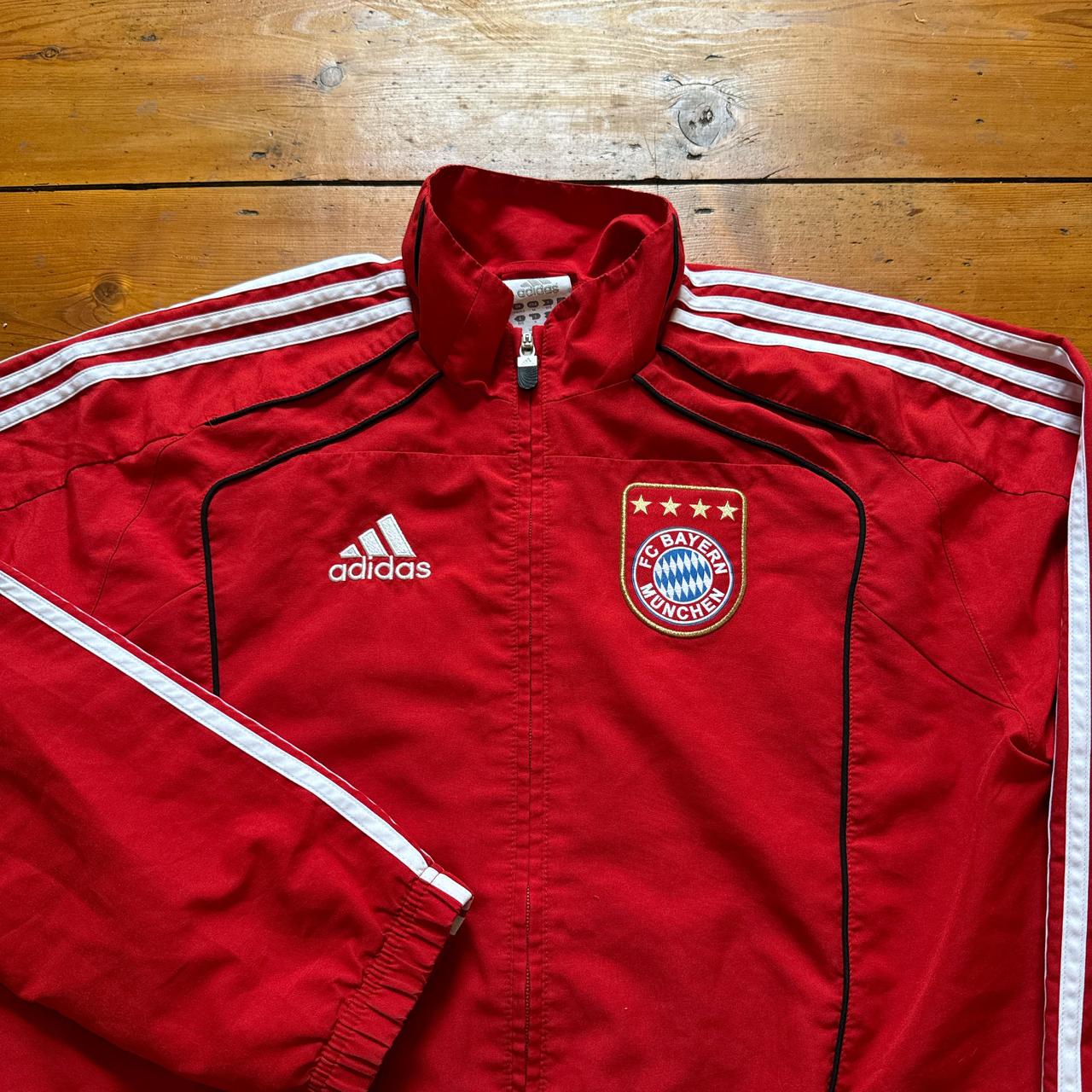 Retro Bayern Munich Adidas Football Training Jacket