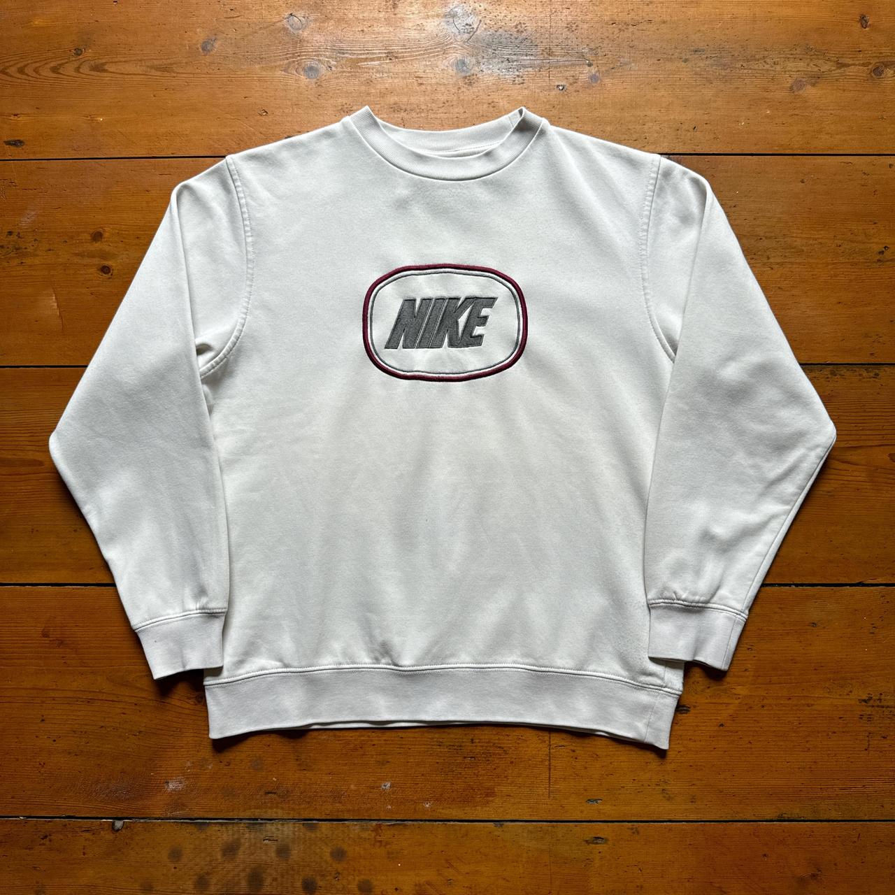 Vintage Nike Cream Spell Out Sweatshirt