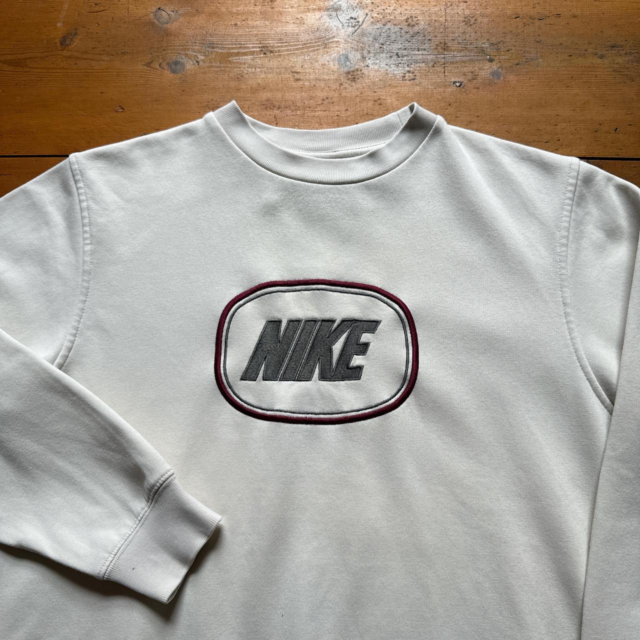 Vintage Nike Cream Spell Out Sweatshirt