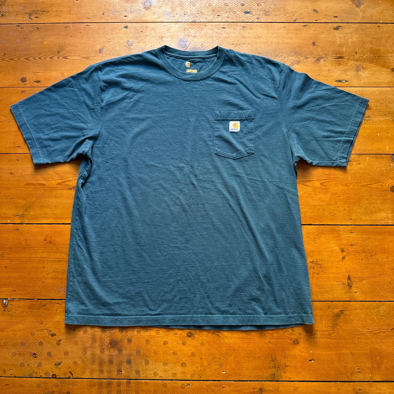 Vintage Carhartt Blue Pocket T-Shirt