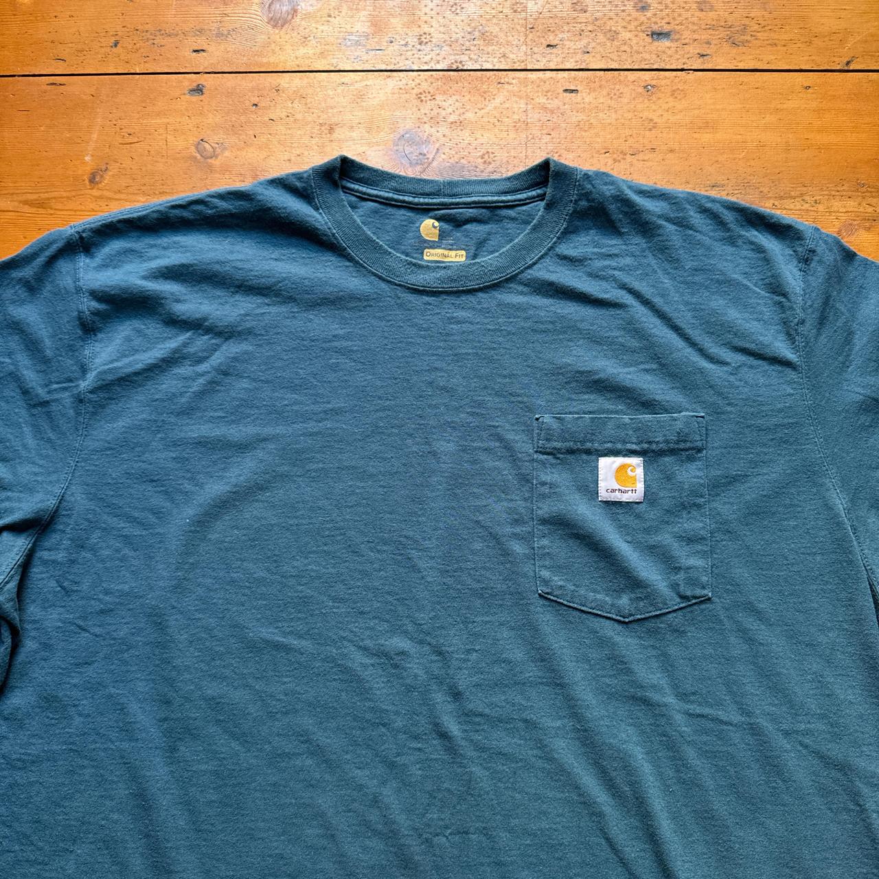 Vintage Carhartt Blue Pocket T-Shirt