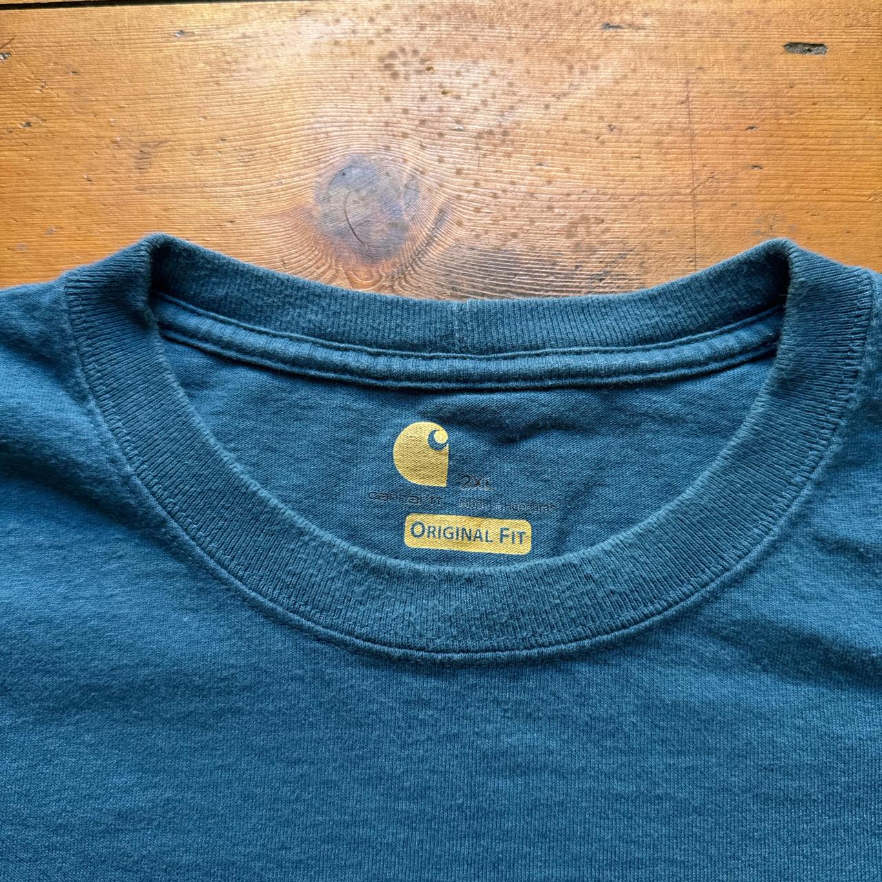 Vintage Carhartt Blue Pocket T-Shirt