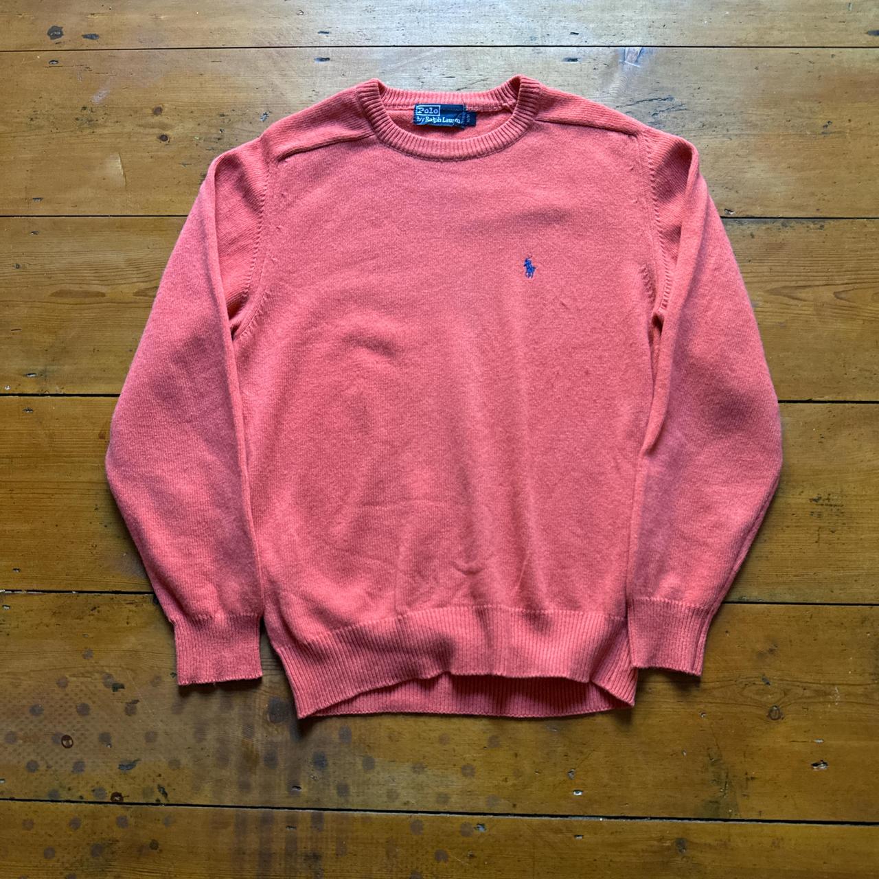 Vintage Ralph Lauren Salmon Knitted Jumper