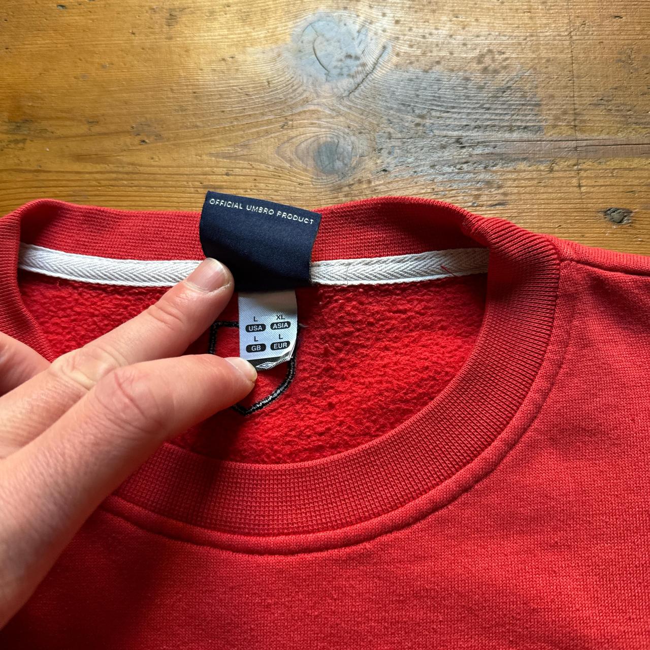 Vintage Umbro Red Sweatshirt