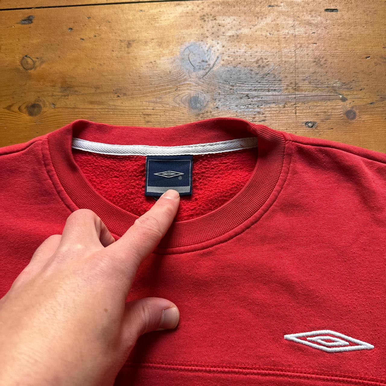 Vintage Umbro Red Sweatshirt