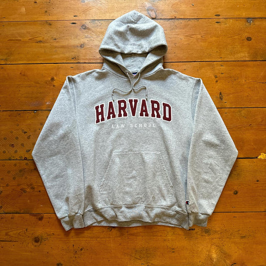 Vintage Harvard Champion Grey Hoodie