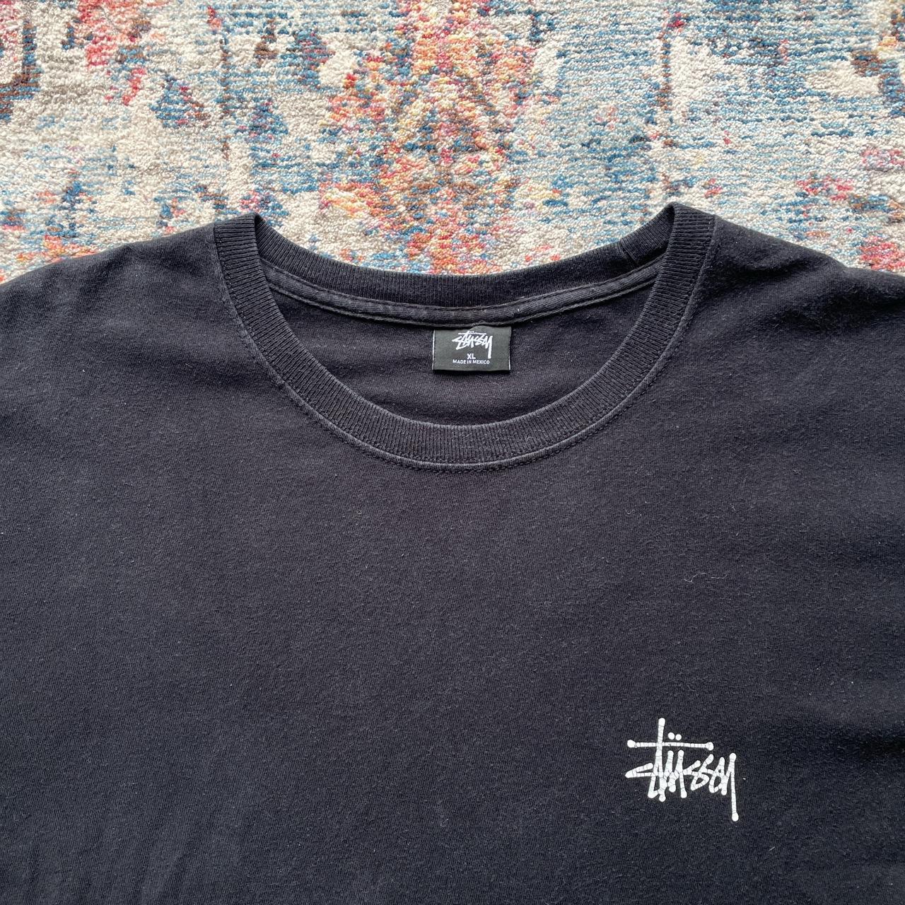 Stussy Black Spell Out T-Shirt