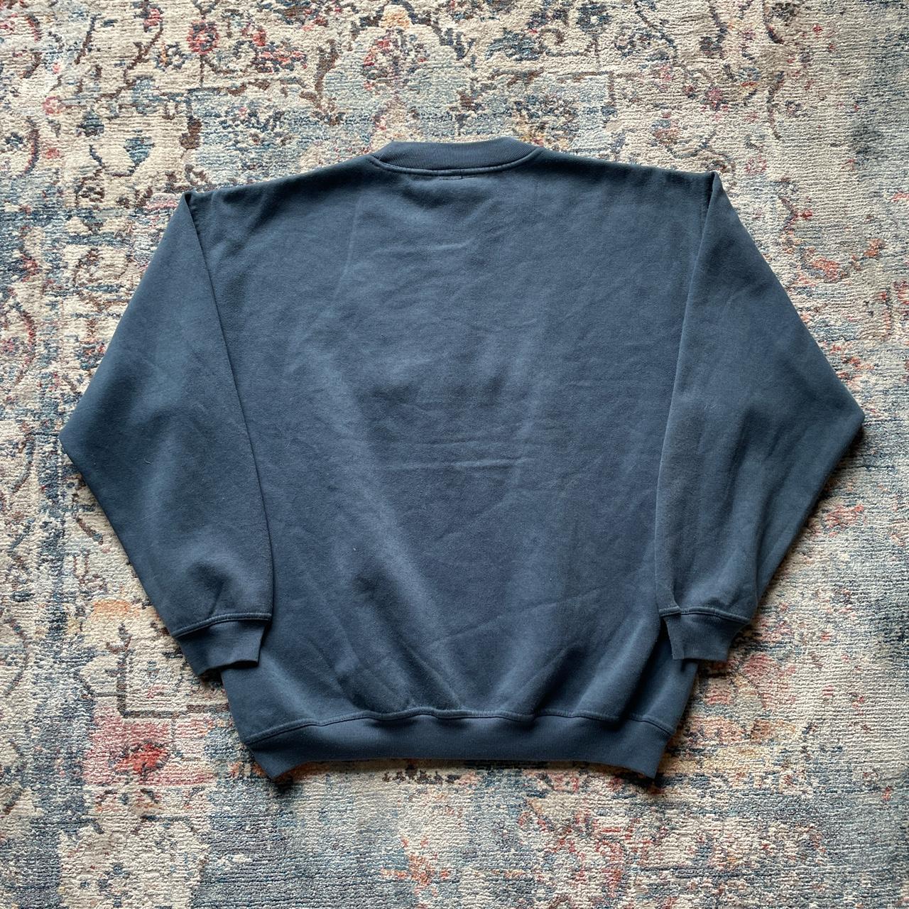 Vintage Tommy Hilfiger Blue Embroidered Sweatshirt