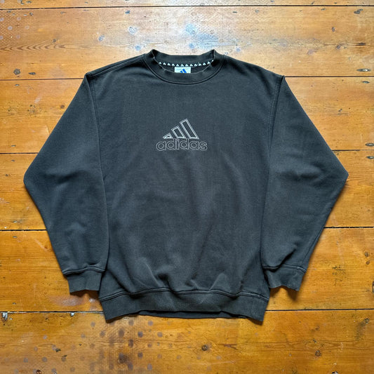Vintage Adidas Brown Spell Out Sweatshirt