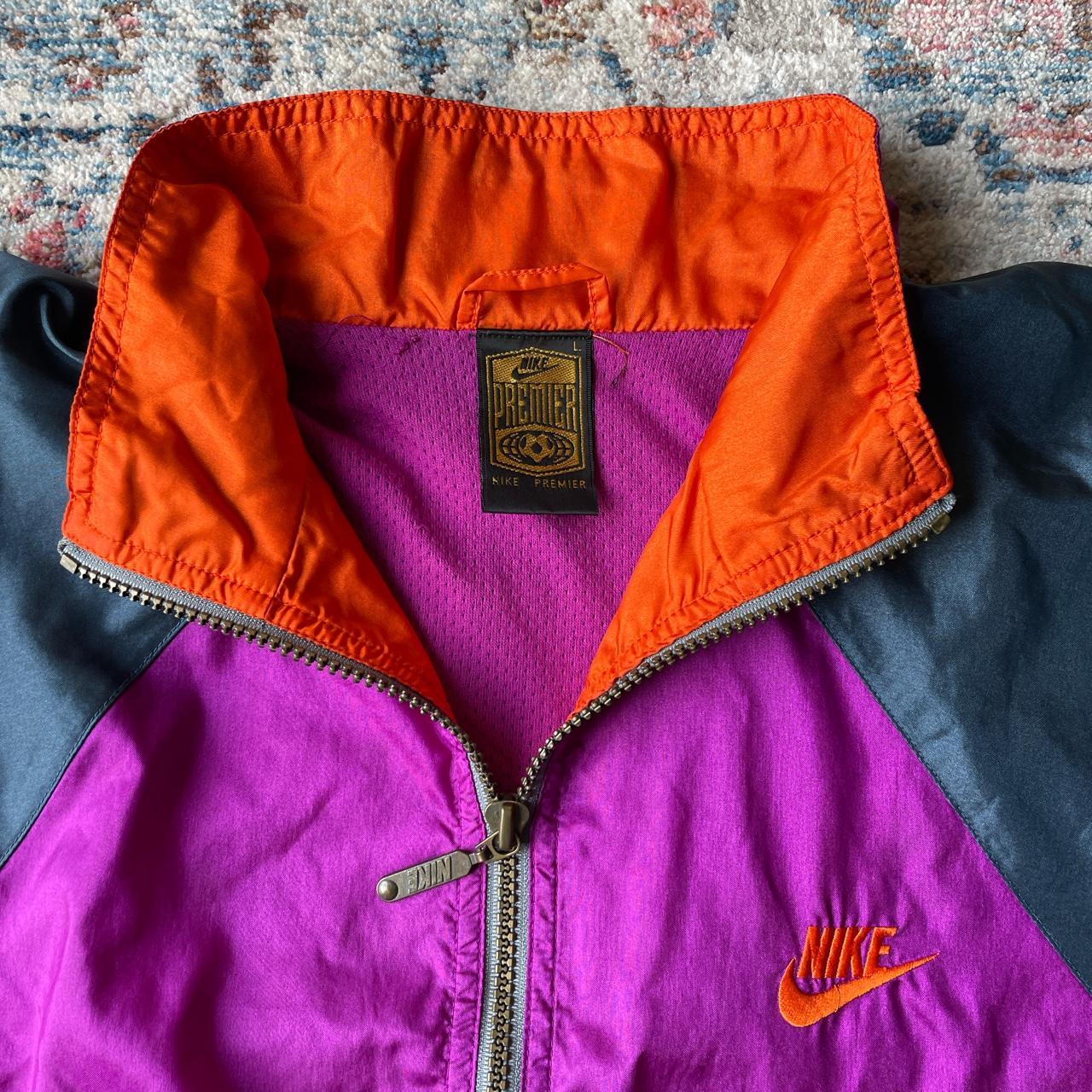 Vintage Nike Purple and Grey Jacket