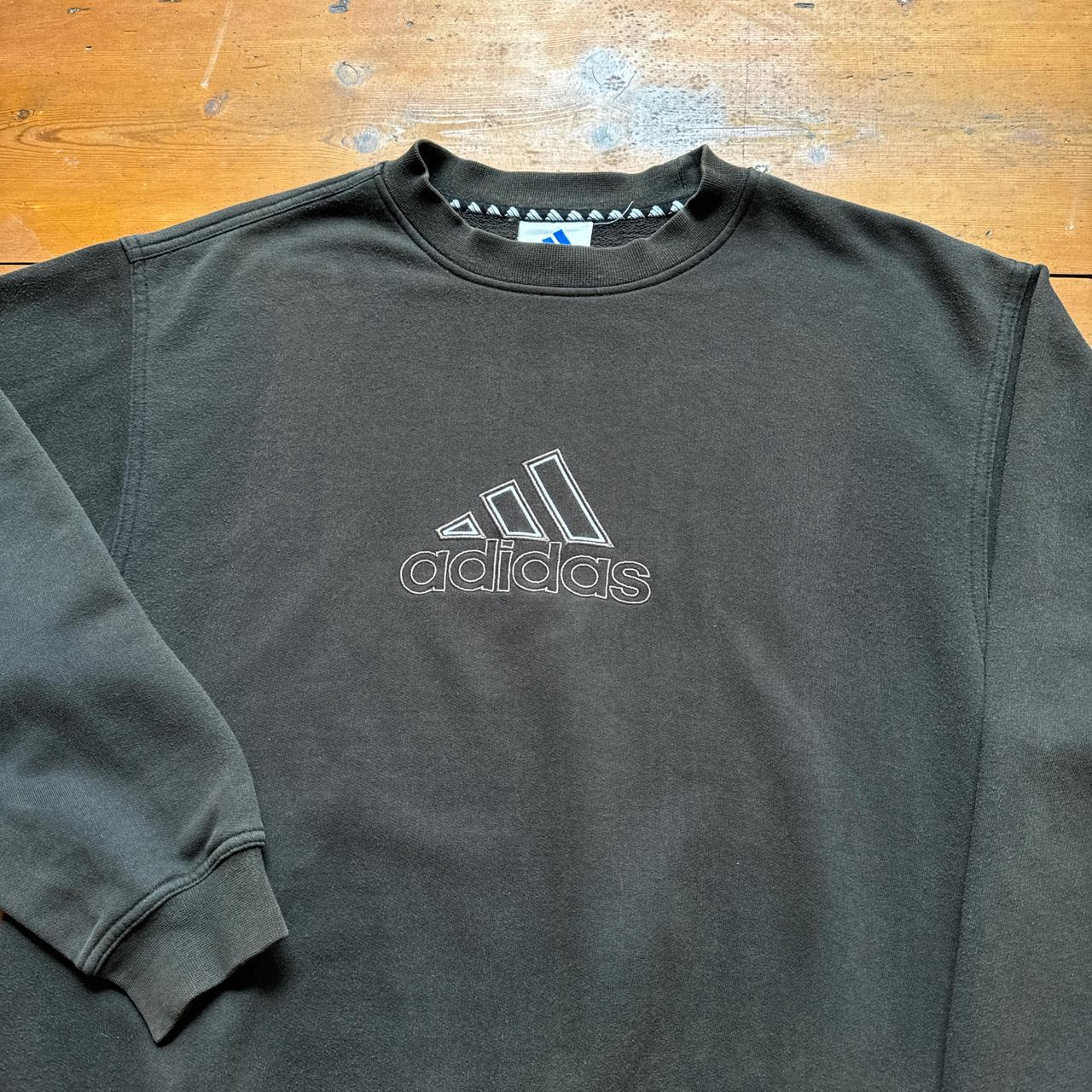 Vintage Adidas Brown Spell Out Sweatshirt