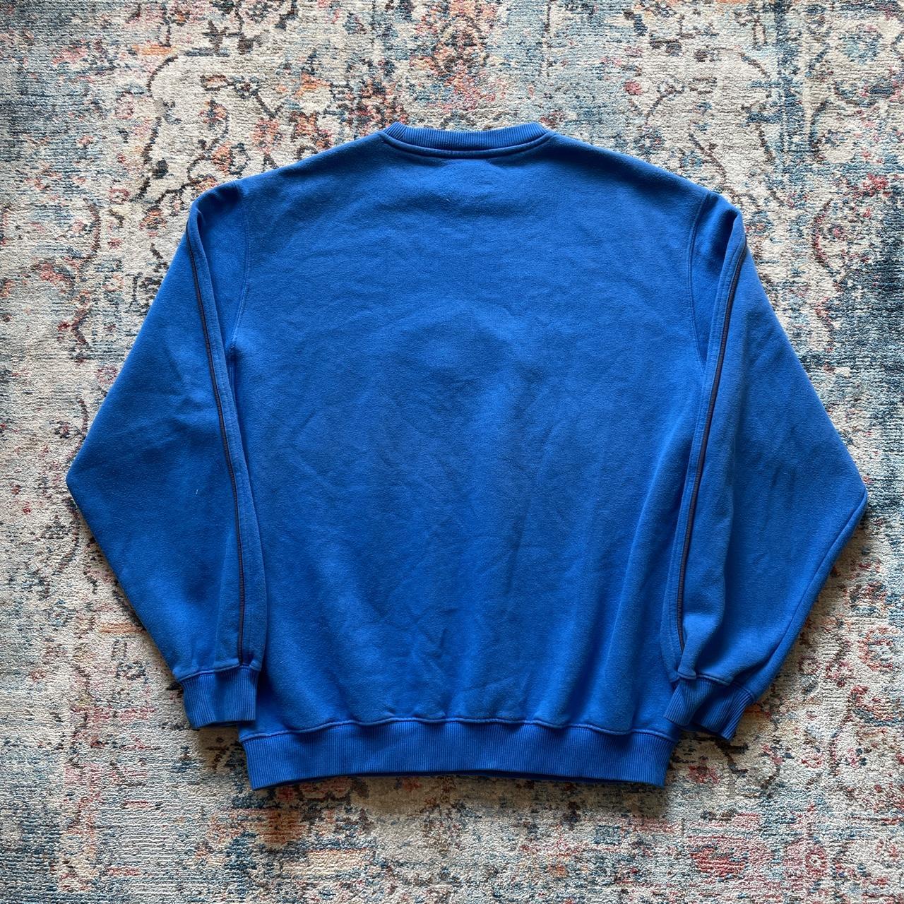 Vintage Adidas Blue Spell Out Sweatshirt