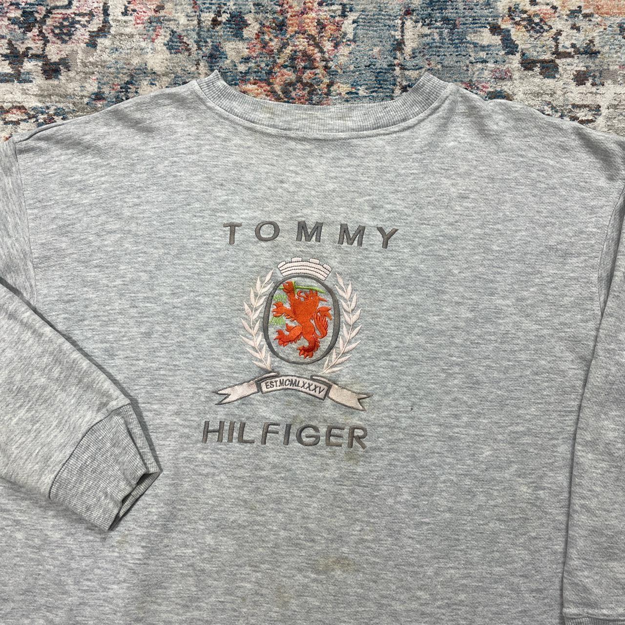 Vintage Tommy Hilfiger Grey Sweatshirt