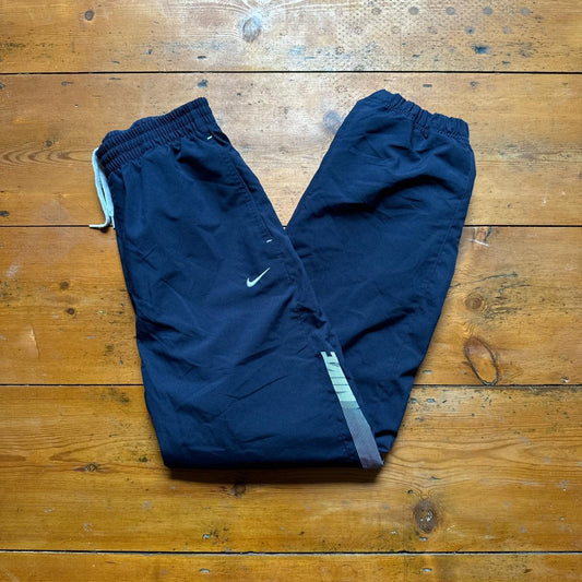 Nike Navy Spell Out Tracksuit Bottoms
