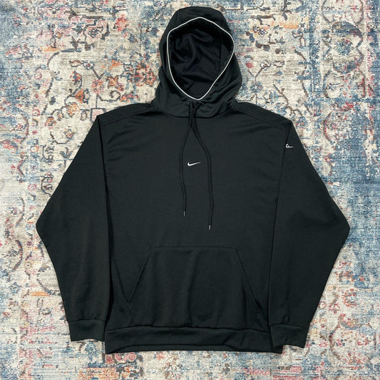 Vintage Nike Black Air Max Centre Swoosh Hoodie