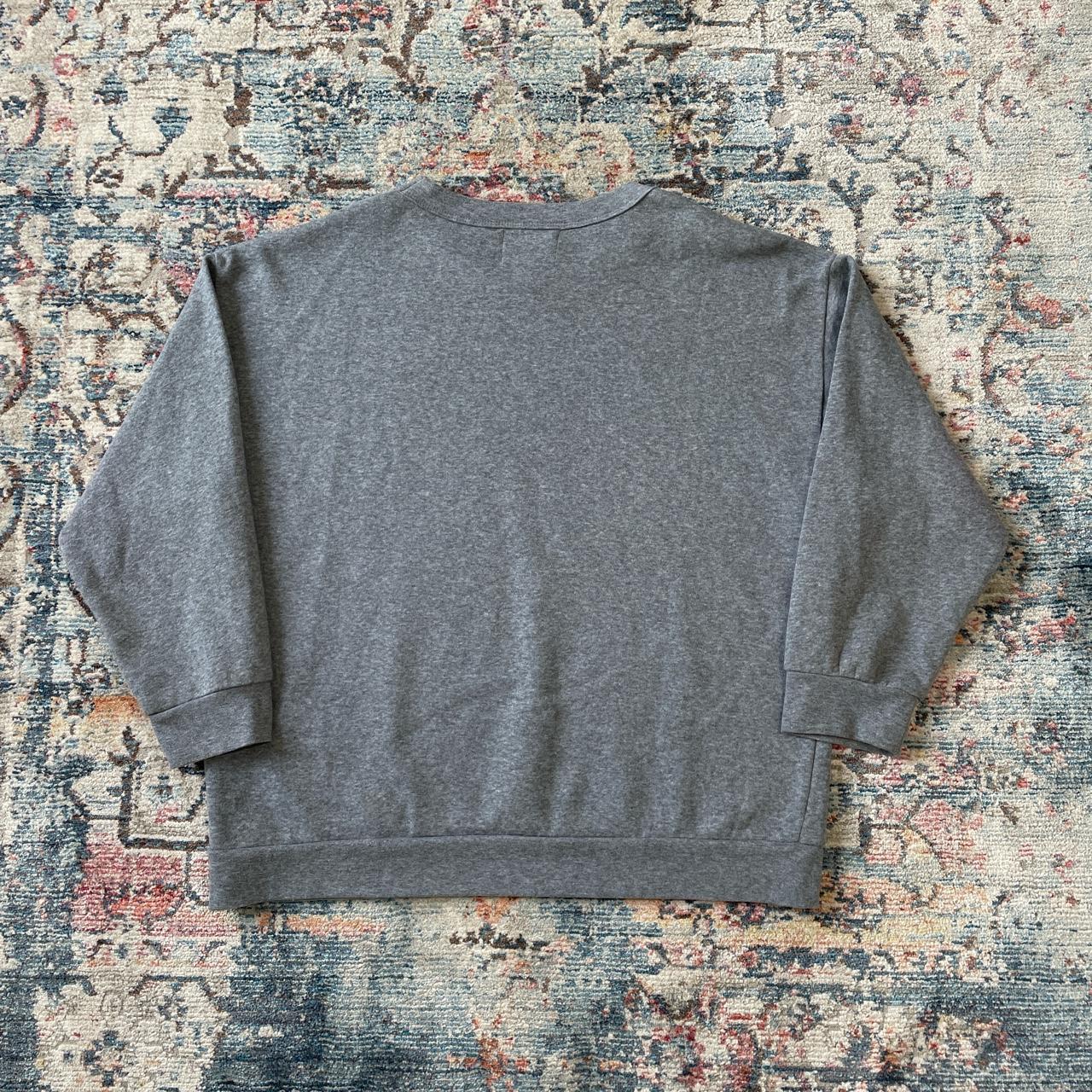 Stussy Grey Spellout Sequins Sweatshirt