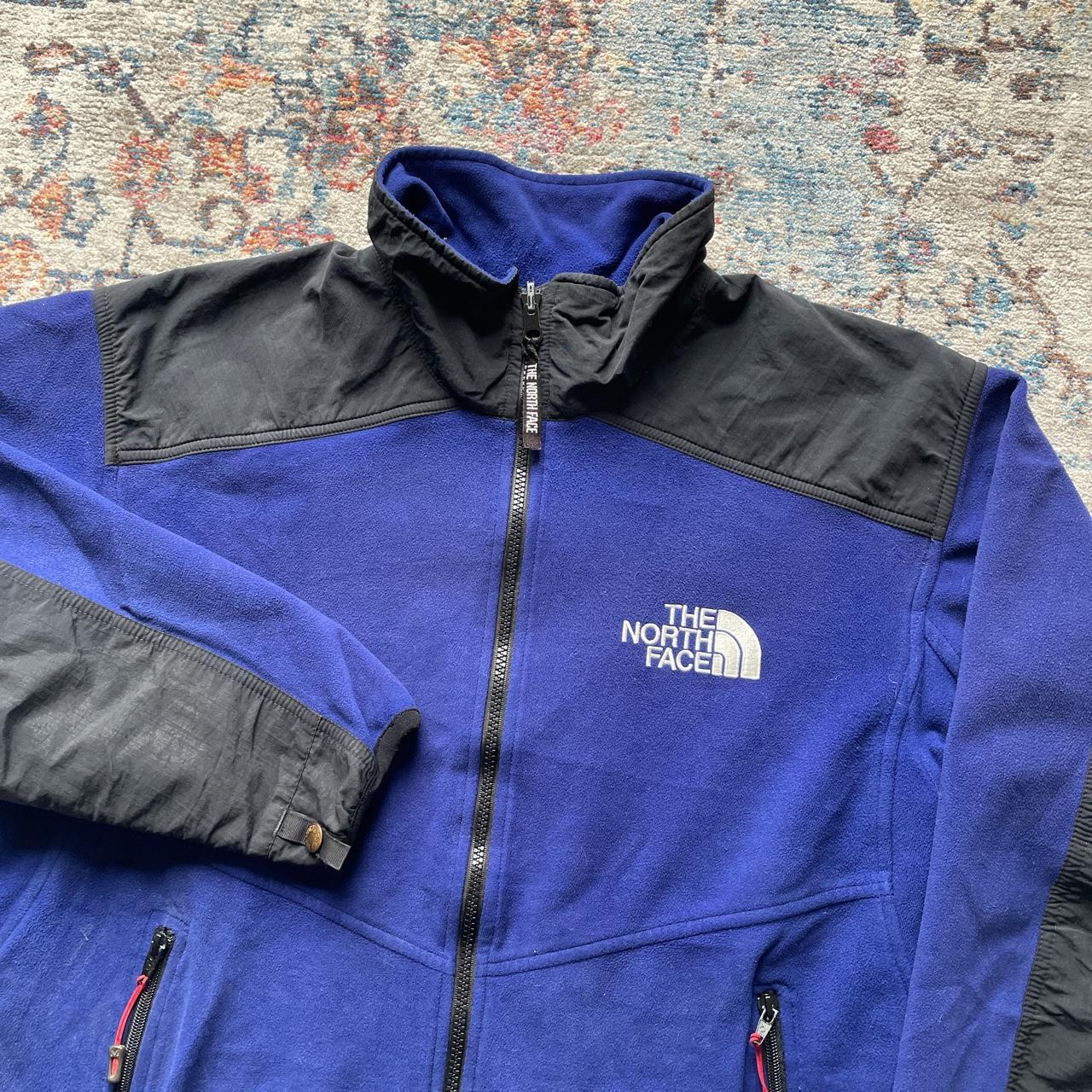 The North Face Blue and Black Fleece