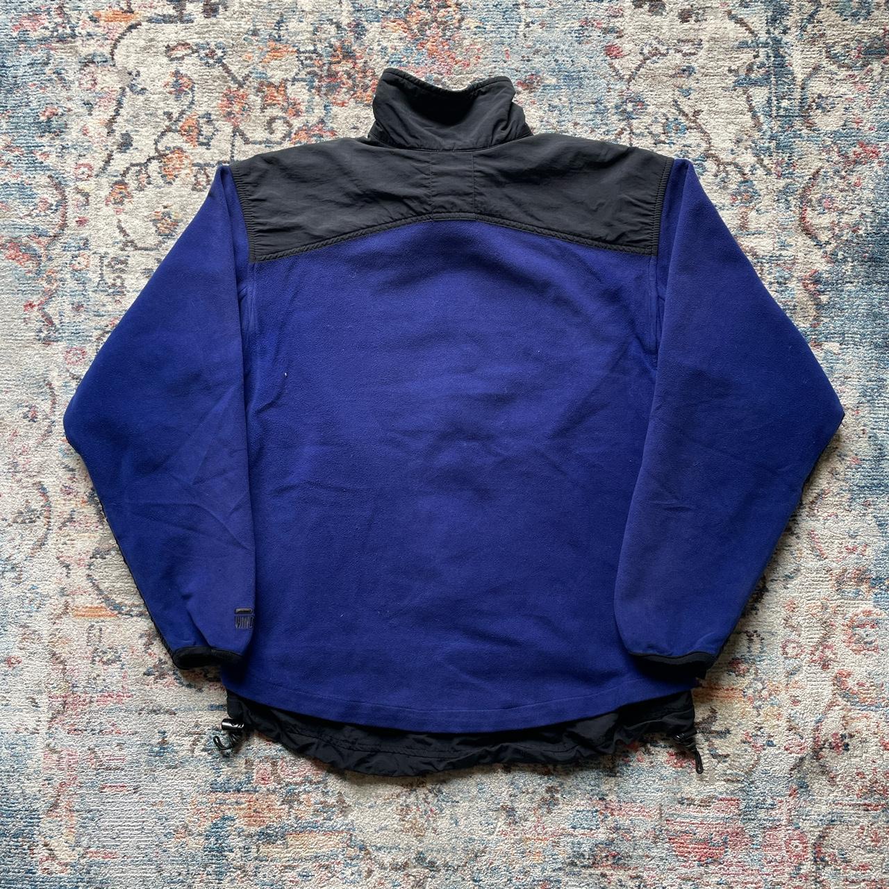 The North Face Blue and Black Fleece