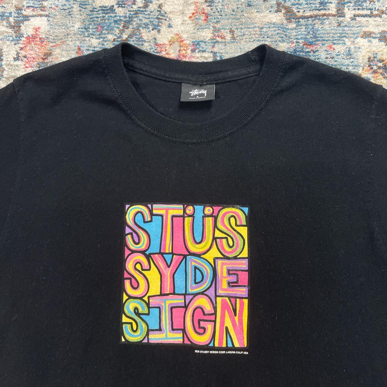 Stussy Black Print T-Shirt