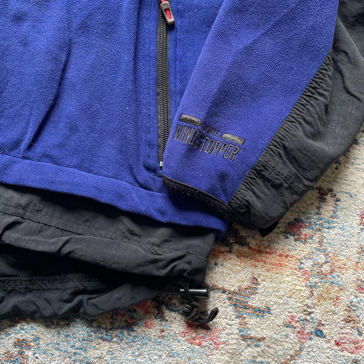 The North Face Blue and Black Fleece