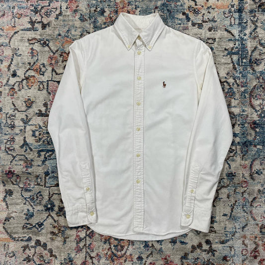 Vintage White Polo Ralph Lauren Shirt