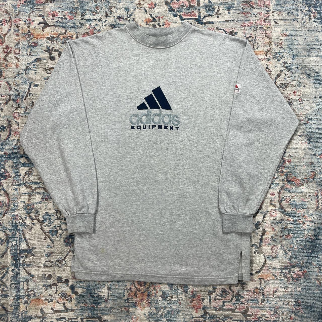 Vintage Adidas Equipment Grey Sweatshirt