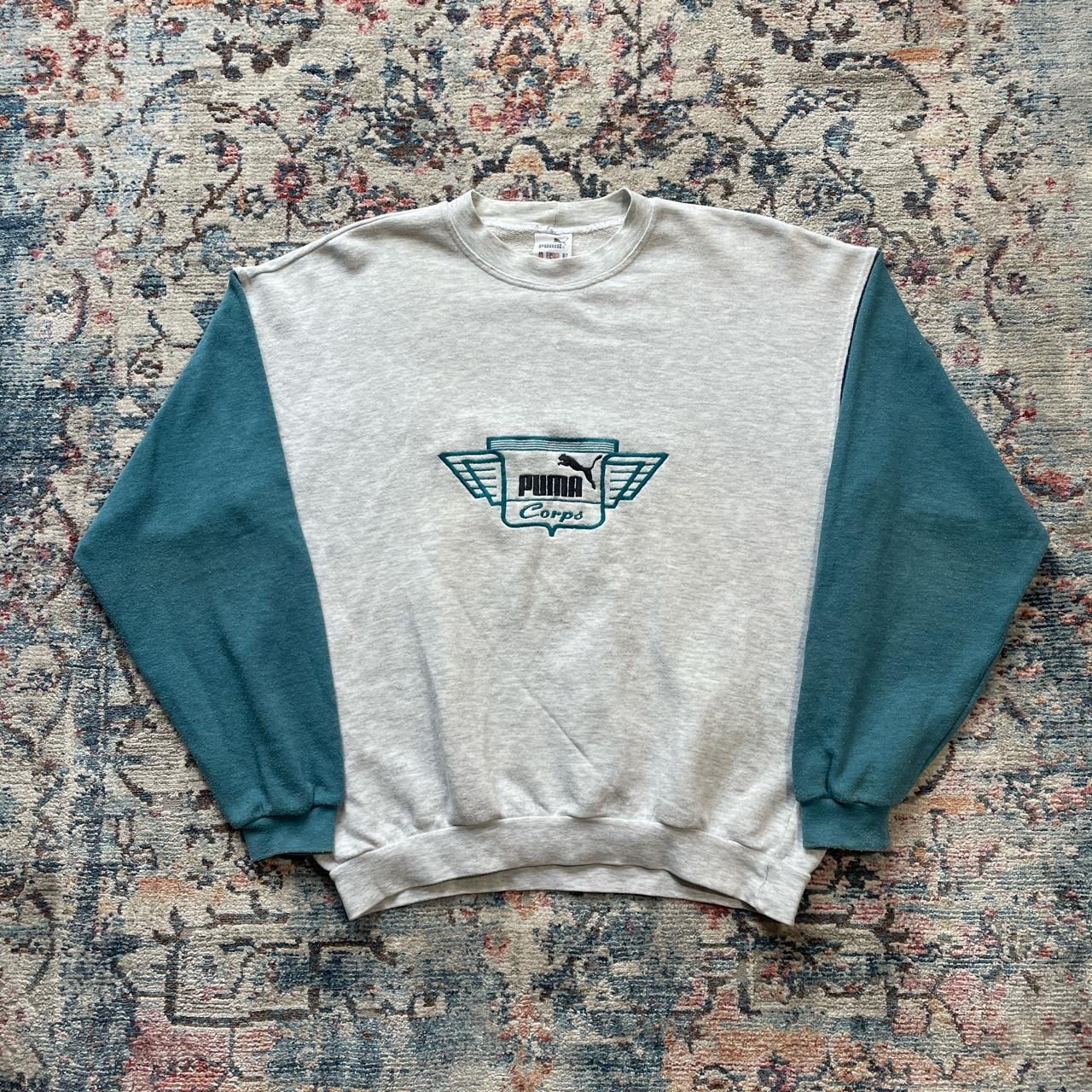 Vintage Puma Grey Spell Out Sweatshirt