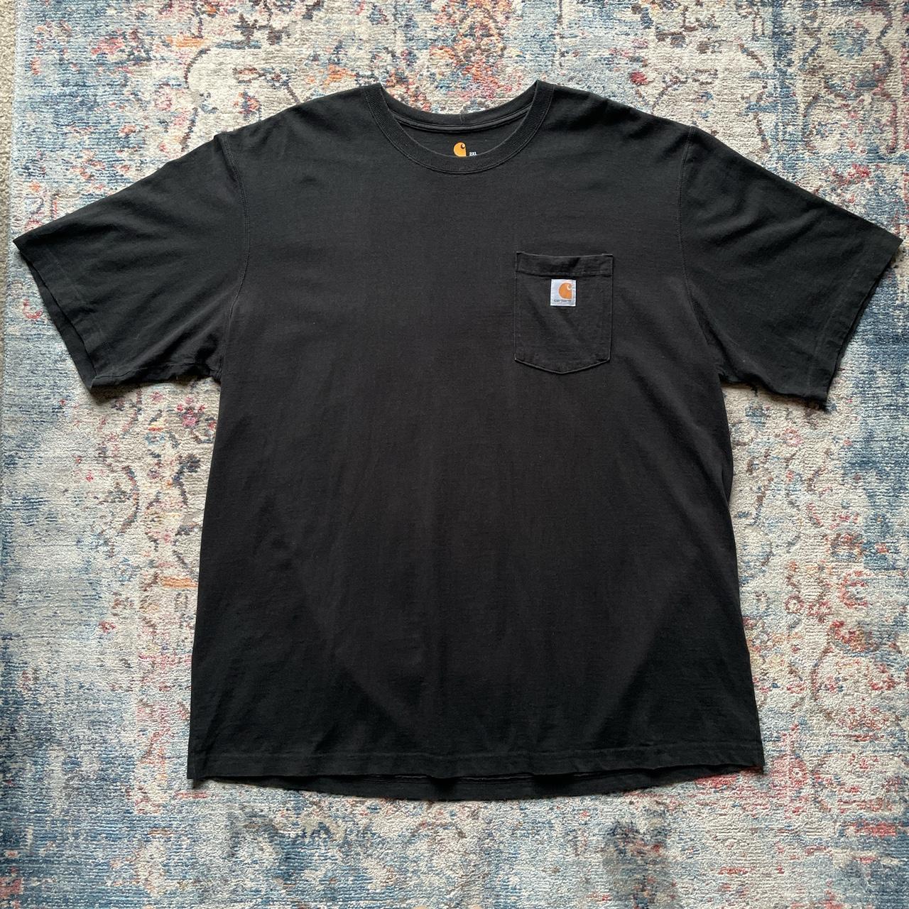 Vintage Black Carhartt Pocket T-Shirt