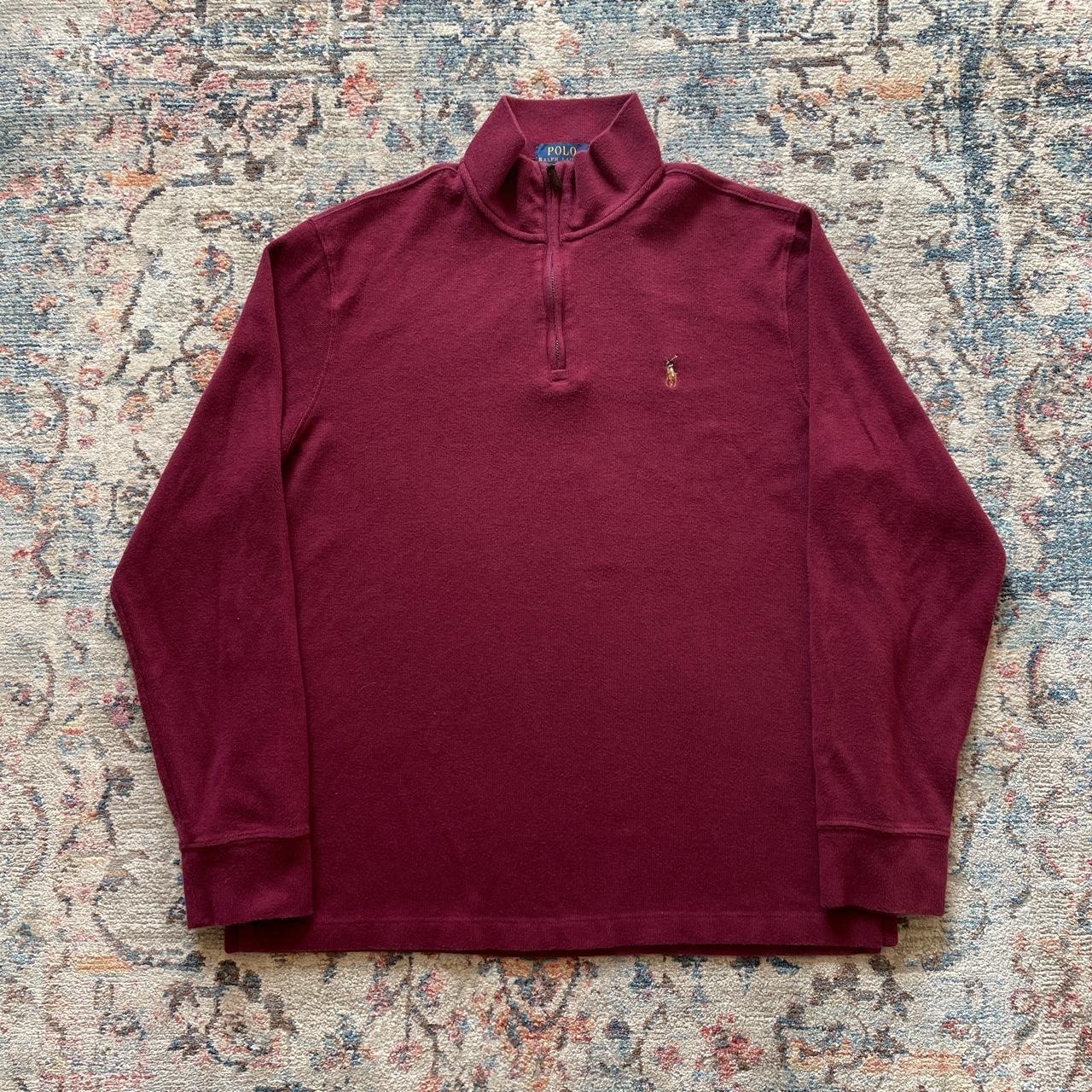 Vintage Ralph Lauren Burgundy Jumper