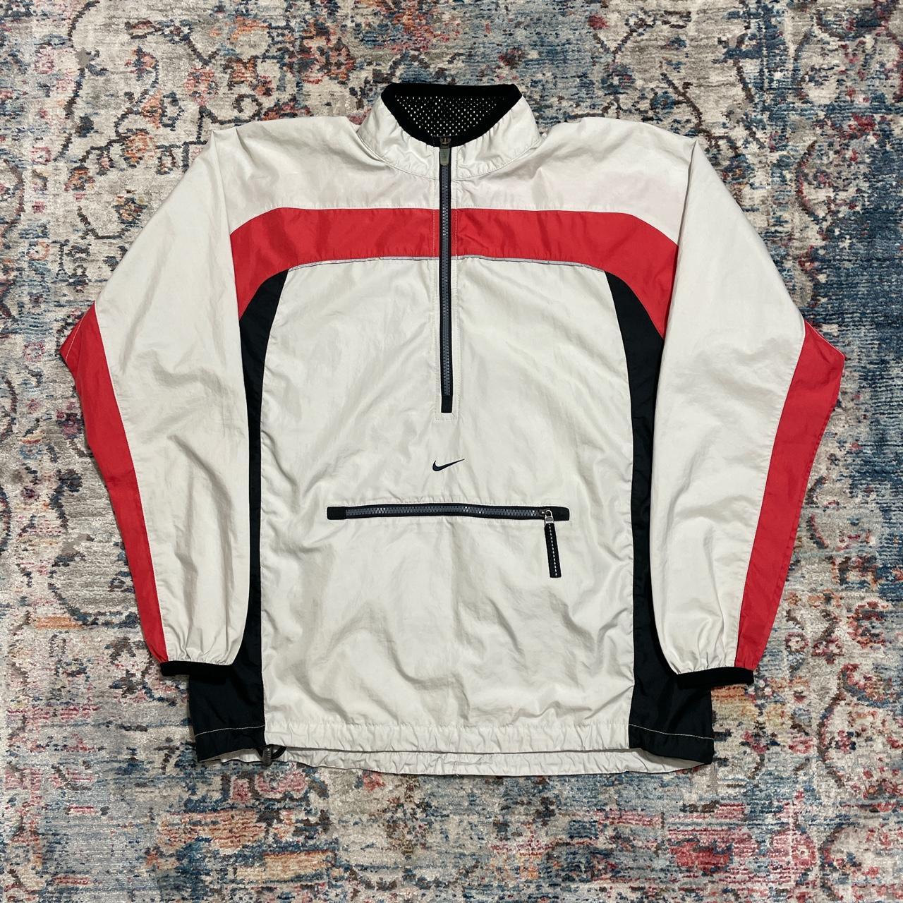 Vintage Nike White and Red Jacket
