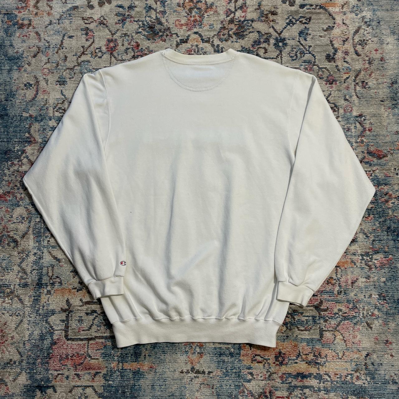 Vintage Champion White Spell Out Sweatshirt