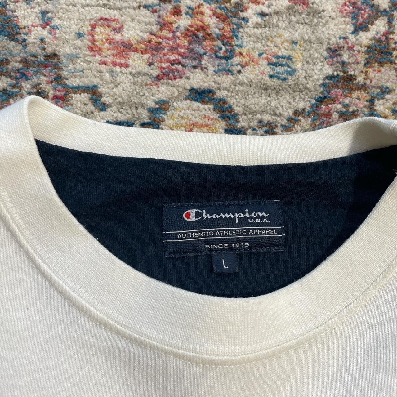 Vintage Champion White Spell Out Sweatshirt
