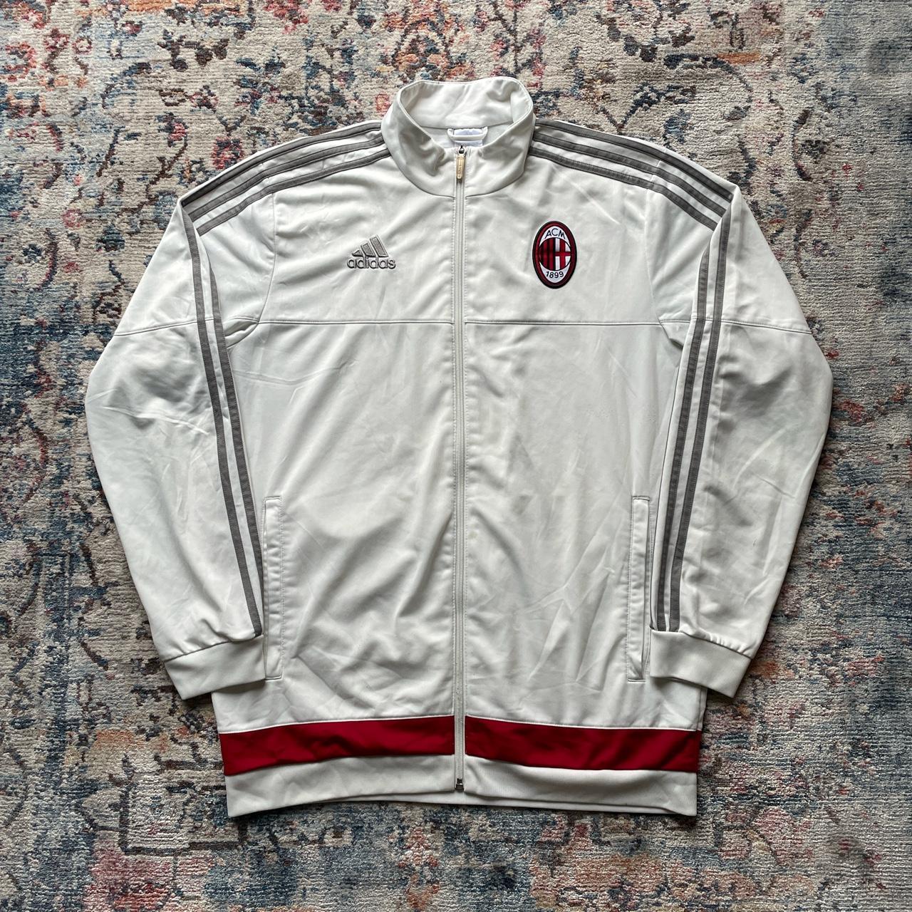 Vintage AC Milan Adidas White Jacket