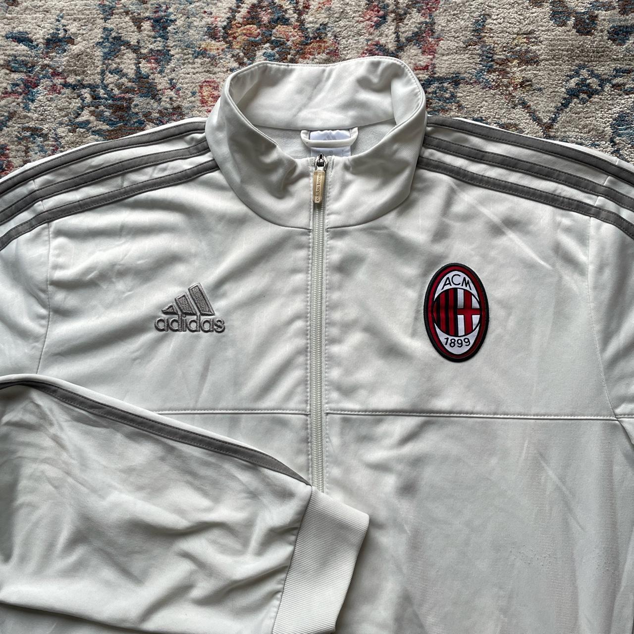 Vintage AC Milan Adidas White Jacket