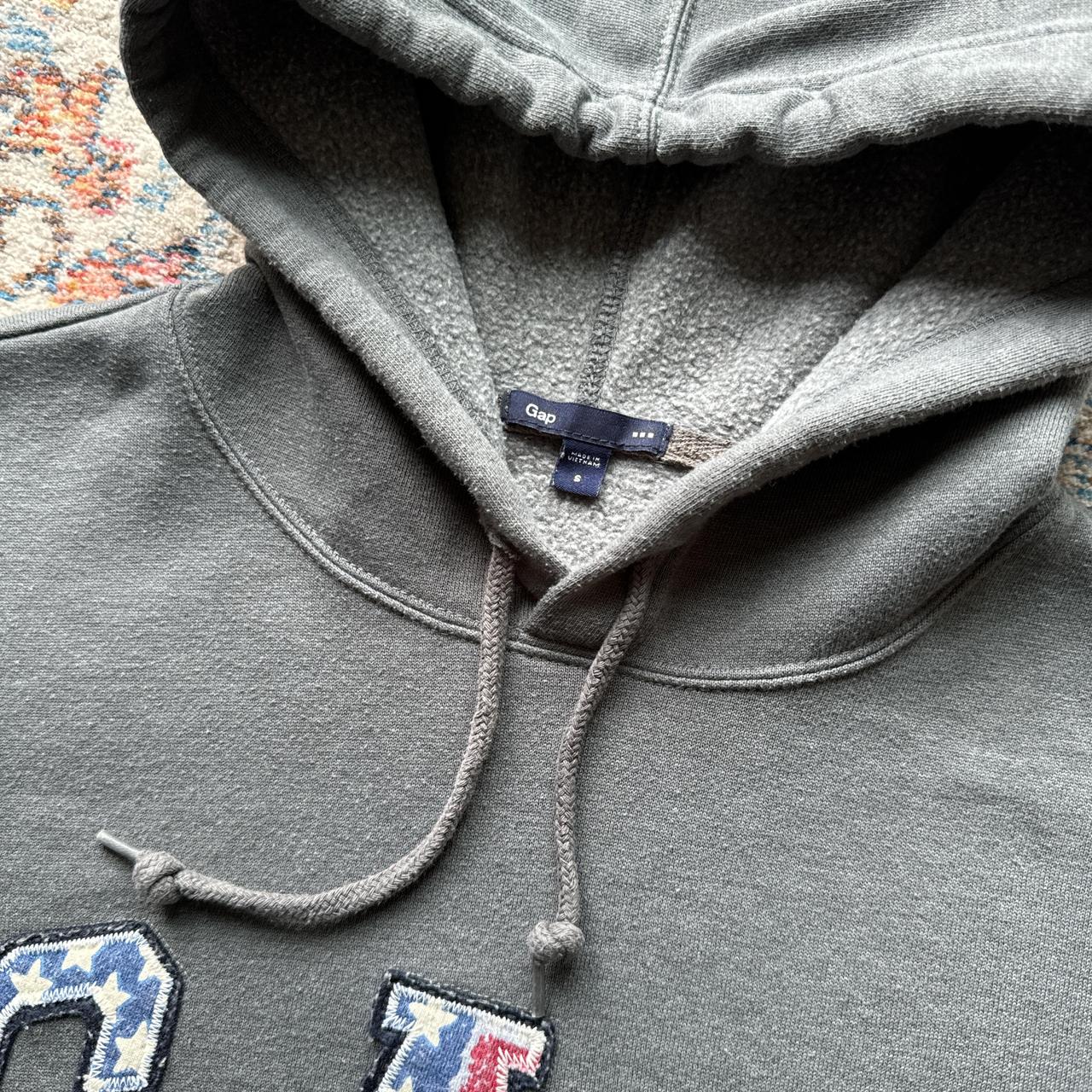 Vintage GAP Grey Spell Out Hoodie