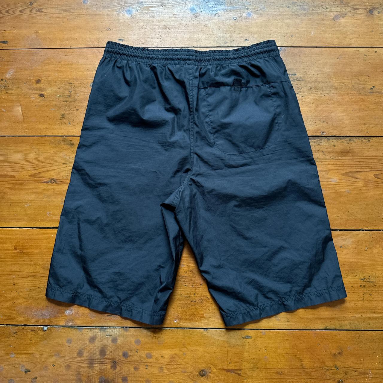 Vintage Manchester United Black Football Shorts