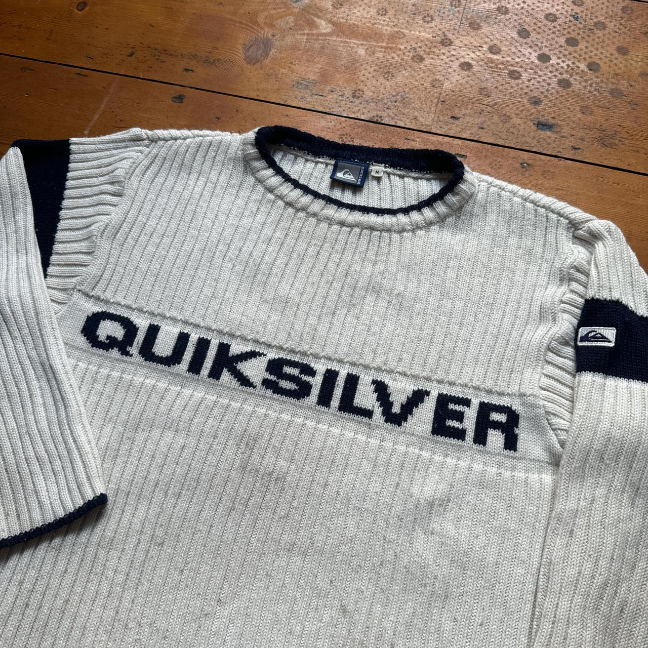 Vintage Quicksilver Cream Knitted Jumper